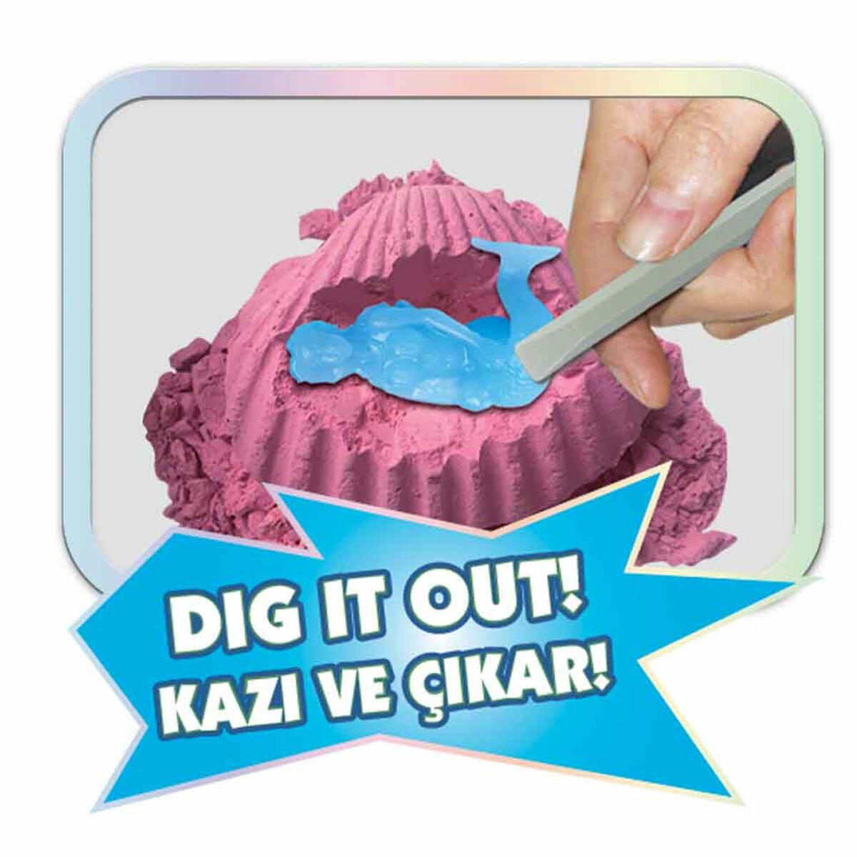 Crazoo Fosil Kazı Seti: Karanlıkta Parlayan Deniz Kızı | Eğitici Arkeoloji Oyuncağı | Sualtı Efsanesi Keşif ve Bilim Seti