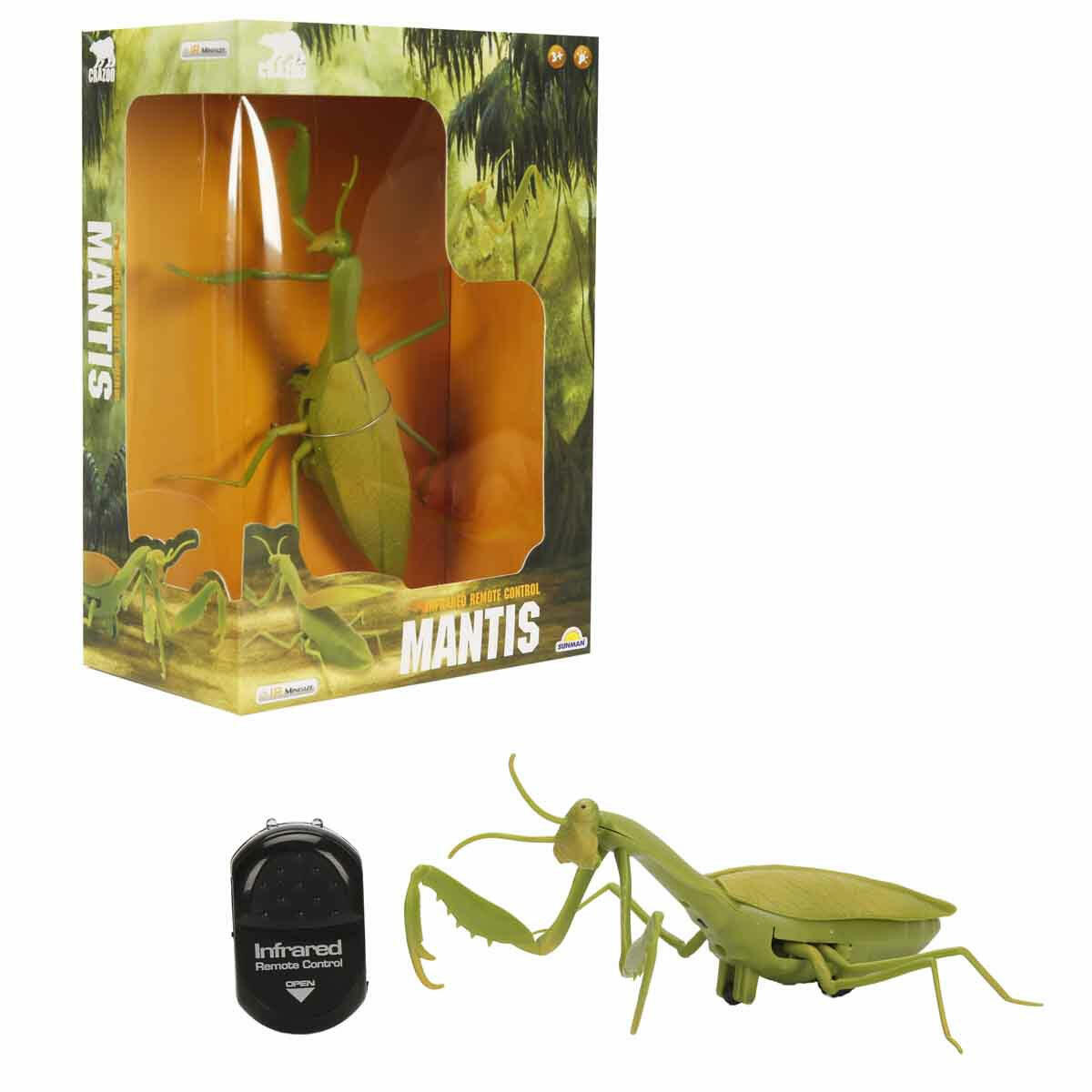 Crazoo Işıklı Uzaktan Kumandalı Peygamber Devesi | 19.5 cm İnteraktif RC Böcek | Demo Modlu ve Işıklı Eğitici Oyuncak