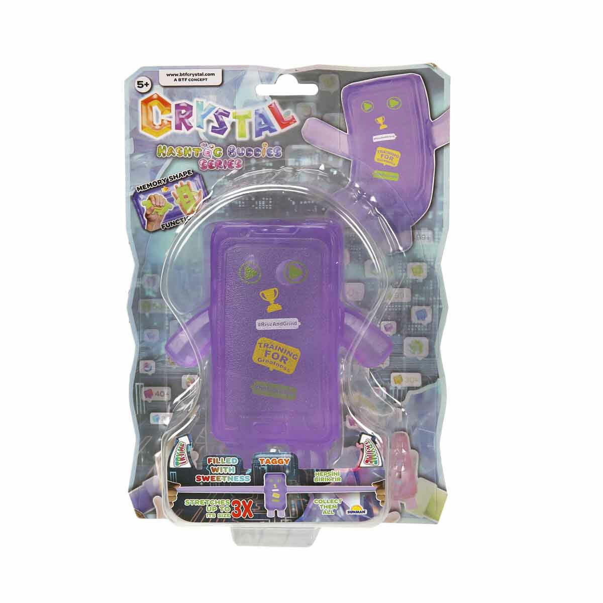 Crystal Hashtag Buddies Serisi Stretch Figür | Esneyen Telefon Görünümlü Figürler | 3 Kat Uzayan Mesajlaşan Karakterler