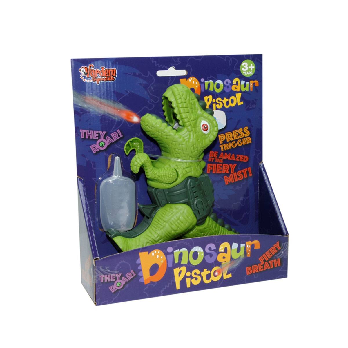 Sesli Işıklı Buhar Çıkartan Dinozor