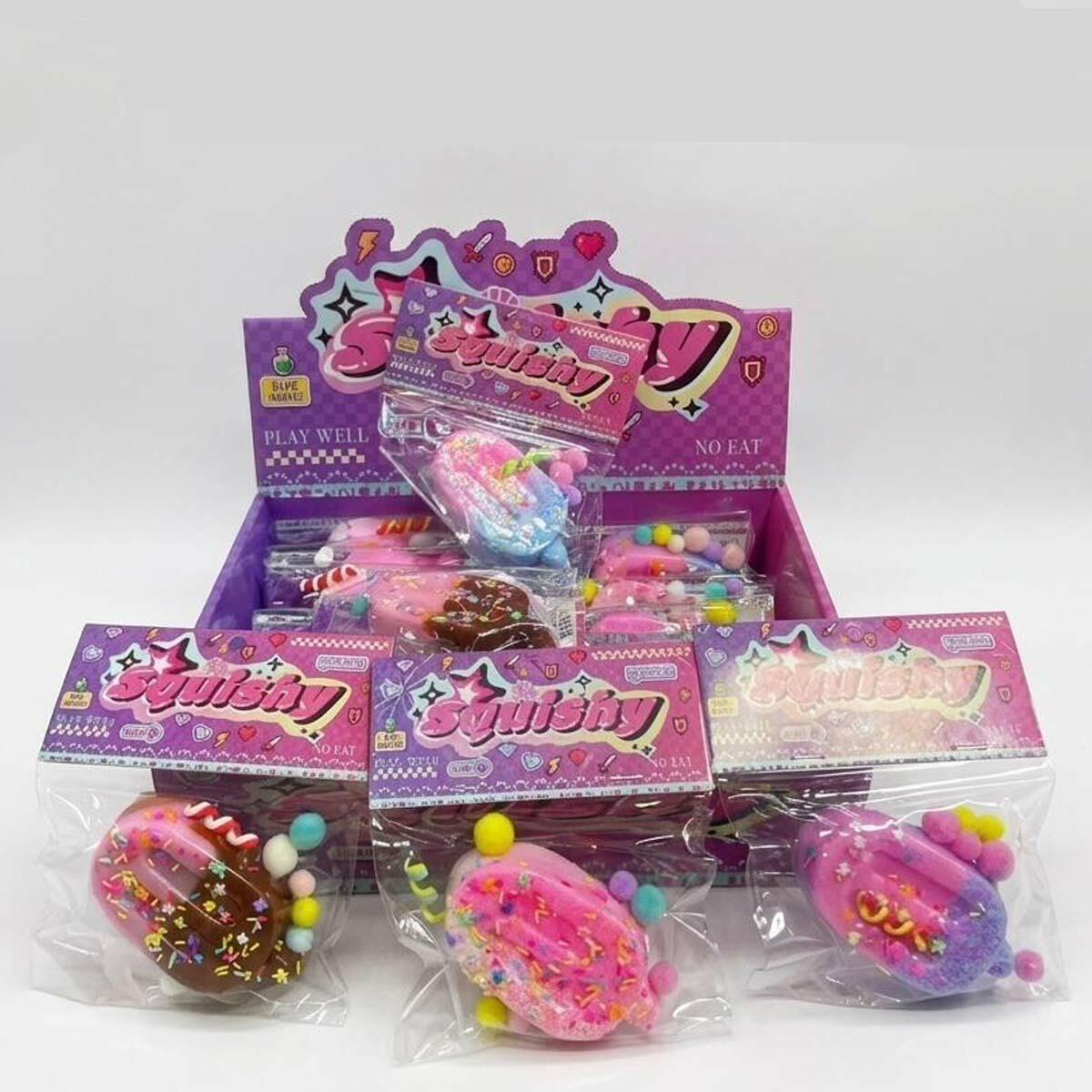 Çubuklu Dondurma Şeklinde Boncuklu Squishy | Renkli Boncuklu Antistres Oyuncağı | Duyusal Dondurma Figürü