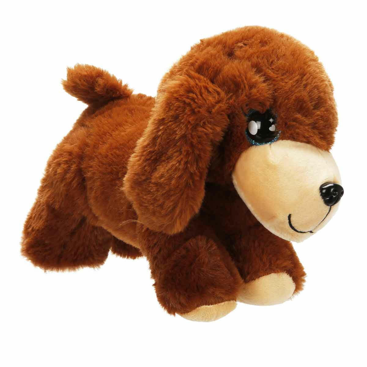 Cutekins Taşıma Çantalı Peluş Köpek | 32 cm Yumuşak Uyku Arkadaşı | Şık Taşıma Çantalı Evcil Hayvan Seti