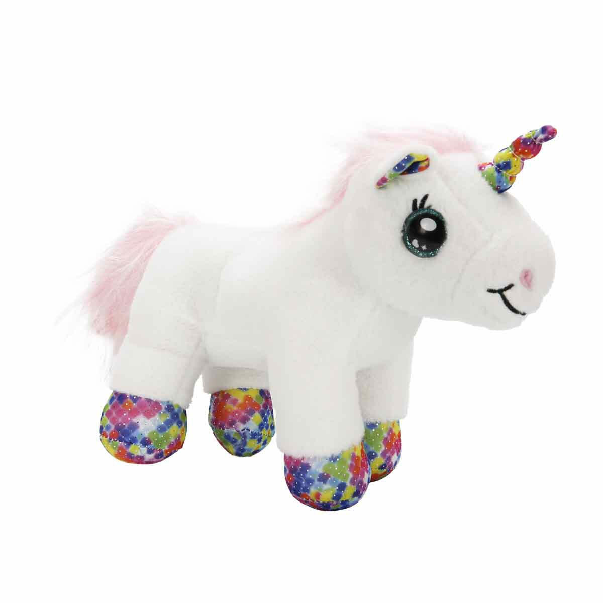 Cutekins Taşıma Çantalı Peluş Unicorn Lou Lou | Şık Çantalı Yumuşak Peluş Tekboynuz | Taşınabilir Hayvan Dostum Serisi