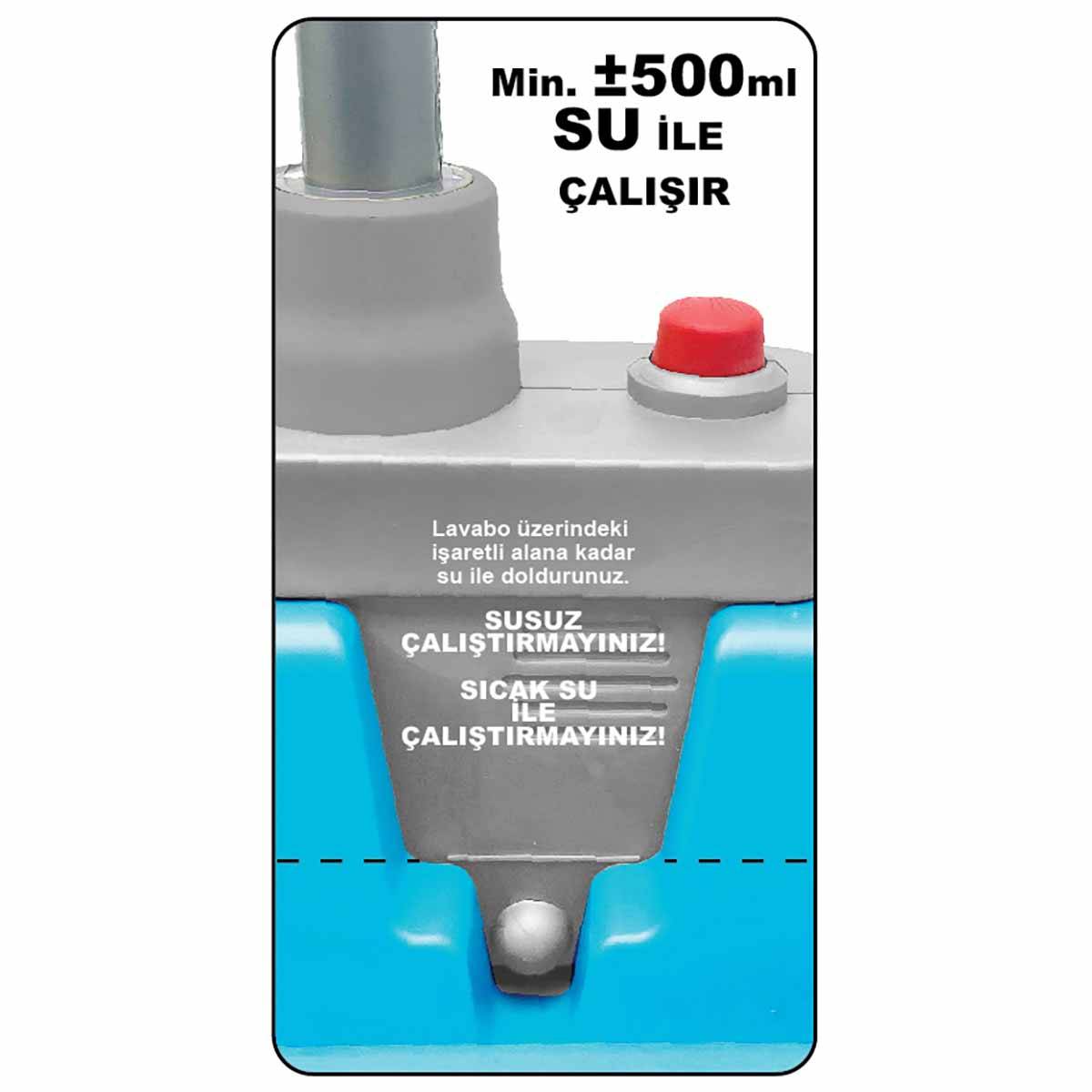 Modern Lavabo Mutfak Seti Pembe