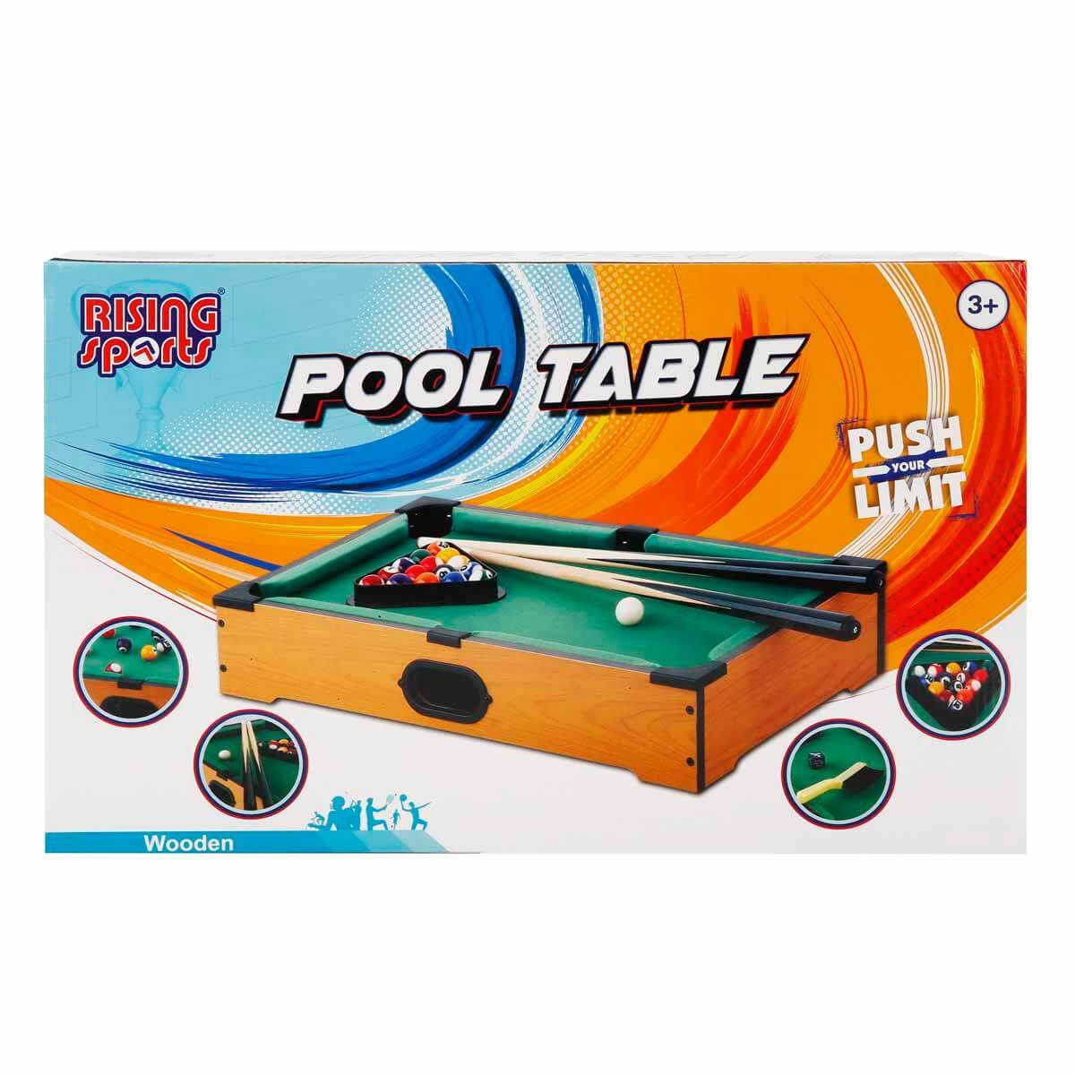 Rising Sports Ahşap Masaüstü Bilardo 51 x 31 x 9.3 cm