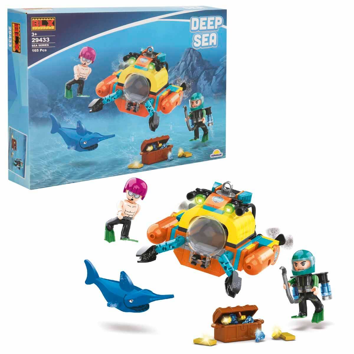 BLX Sea Su Altı Hazinesi Keşif Yapı Seti 165 Parça