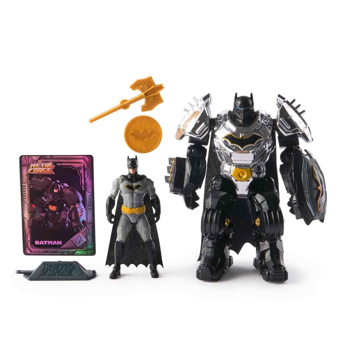 DC Metal Force Batman Zırhlı Figür | 15 CM | Zırhlı ve Aksesuarlı Aksiyon Seti