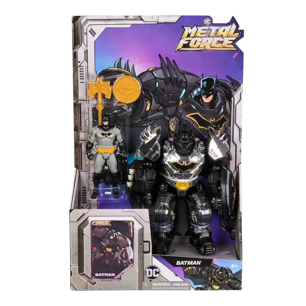 DC Metal Force Batman Zırhlı Figür | 15 CM | Zırhlı ve Aksesuarlı Aksiyon Seti