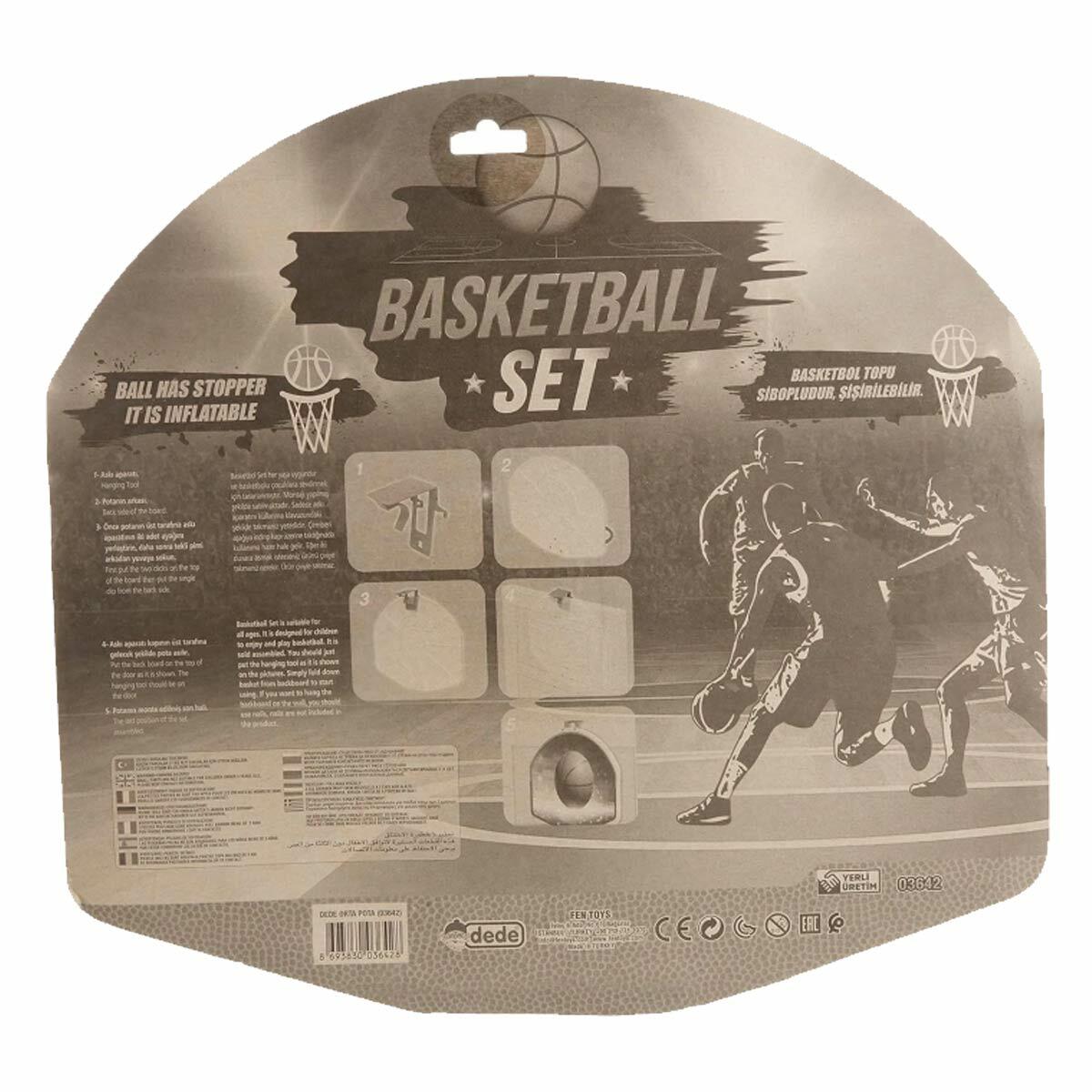 Dede Orta Boy Basketbol Potası | Eğitici Çocuk Basketbol Seti | Spor Ve Hareket Oyuncakları