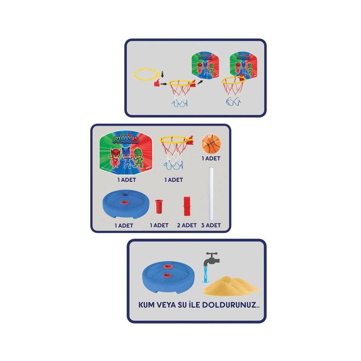 PJ Masks Küçük Ayaklı Basketbol Seti