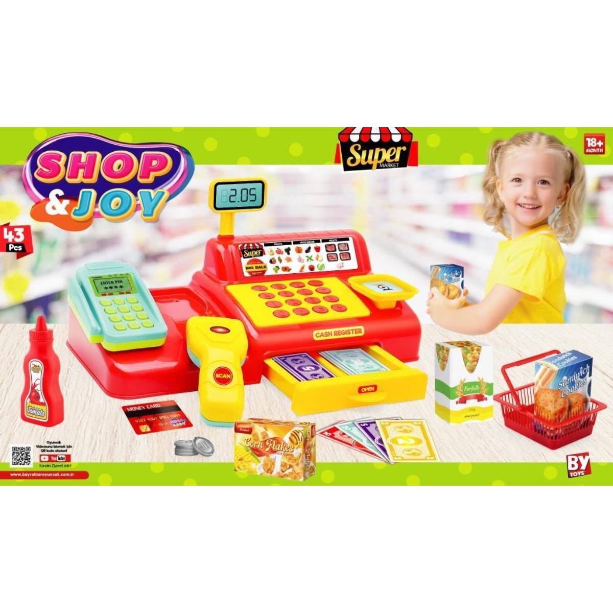 İlk Yazar Kasam Süpermarket Alışveriş Seti