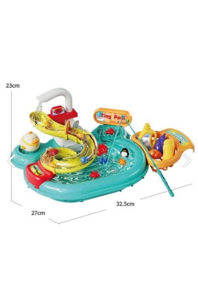 Birlik Oyuncak Çeşmeli Havuzlu Mıknatıslı Balık Seti