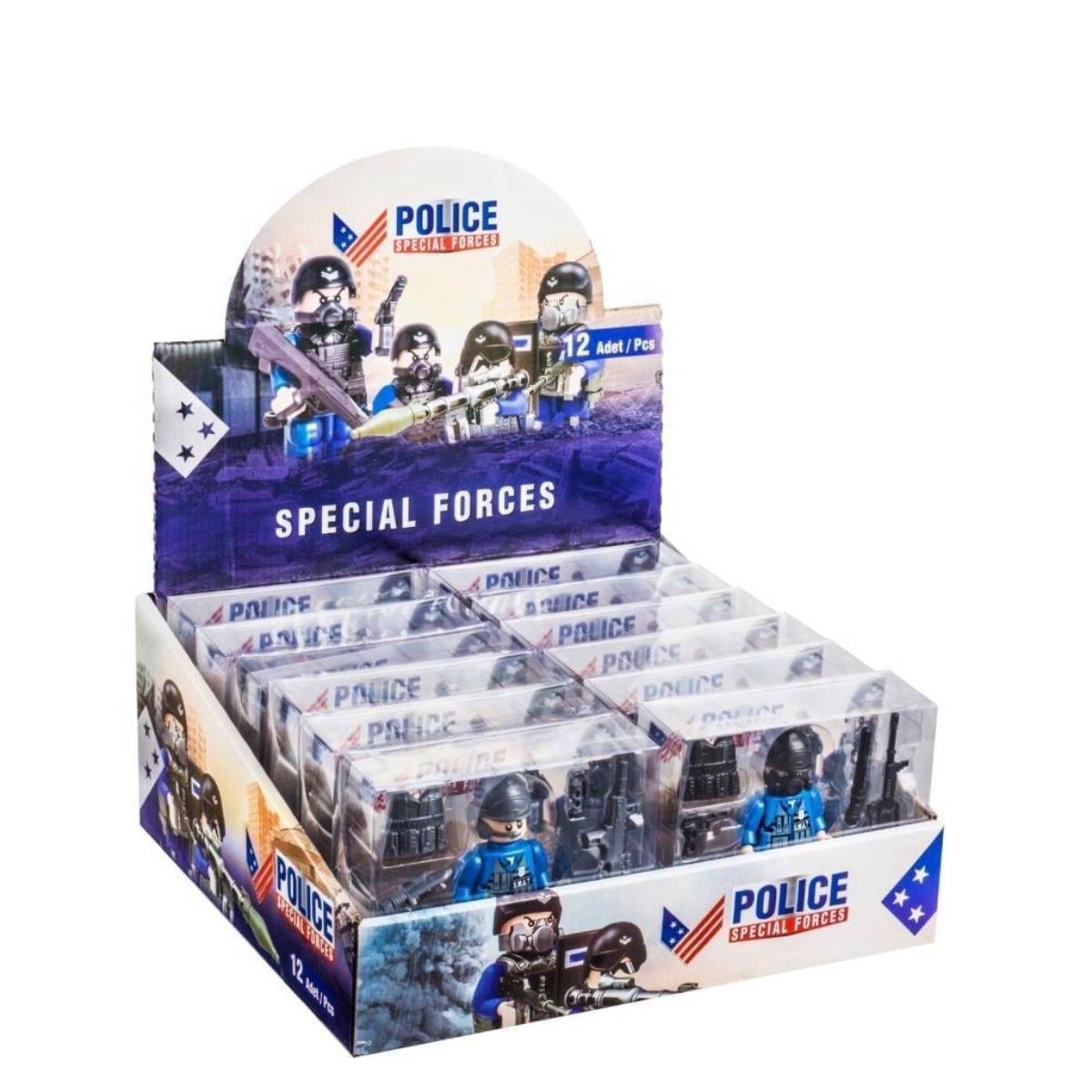 PVC Kutuda Küçük Polis Yapı Oyuncak Seti