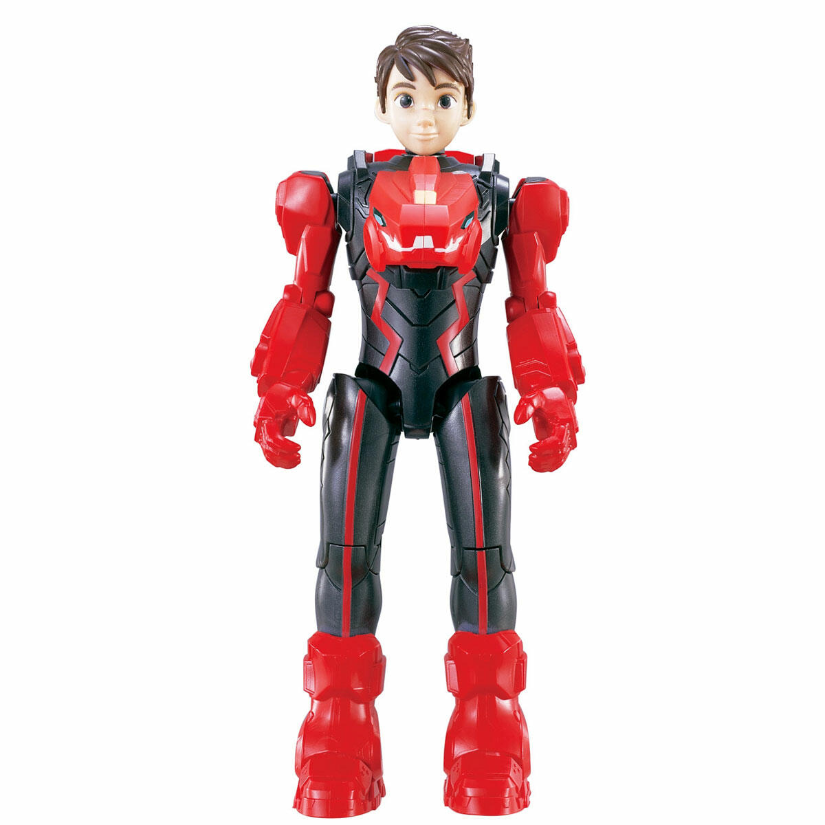 Dinoster Zırhlı Aksiyon Figürü Lucio | 20 cm Dönüşebilen Dinozor Kostümlü Kahraman | Hareketli Eklem Yapılı Lisanslı Oyuncak