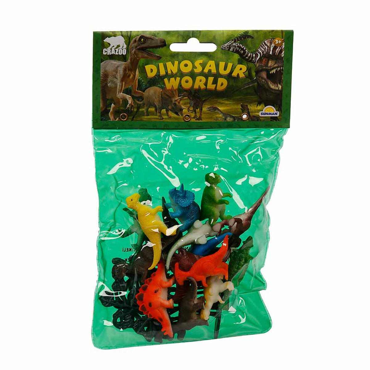 Dinozorların Dünyası Poşetli Hayvan Oyun Seti | Eğitici ve Gerçekçi Dinozor Figürleri | Tarih Öncesi Devler Koleksiyon Serisi