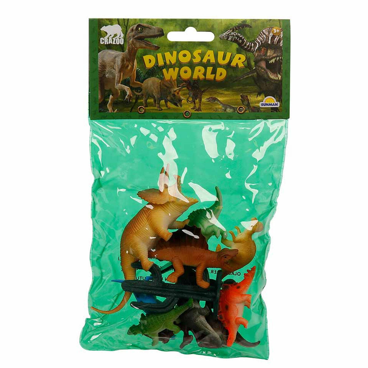 Dinozorların Dünyası Poşetli Hayvan Oyun Seti | Eğitici ve Gerçekçi Dinozor Figürleri | Tarih Öncesi Devler Koleksiyon Serisi