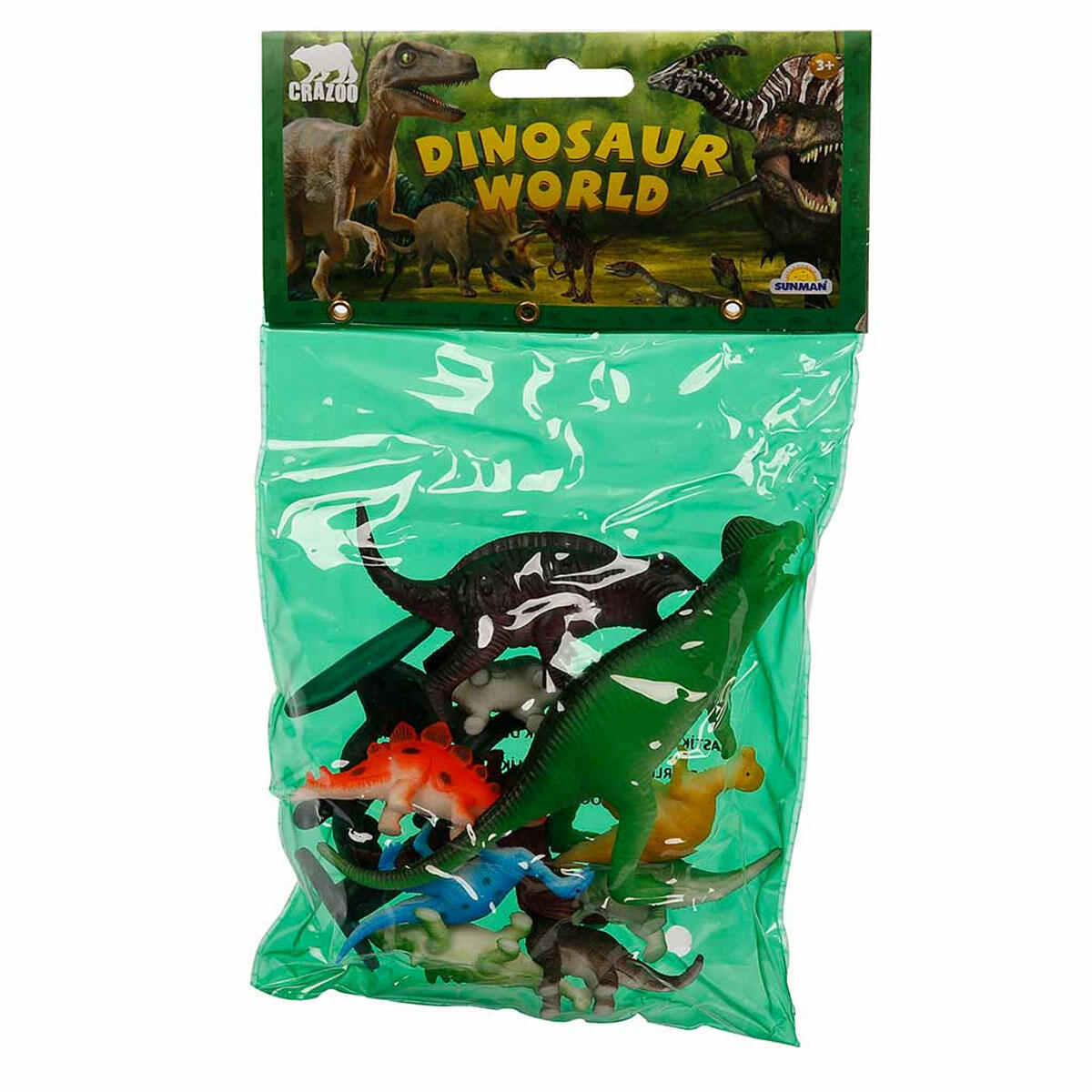 Dinozorların Dünyası Poşetli Hayvan Oyun Seti | Eğitici ve Gerçekçi Dinozor Figürleri | Tarih Öncesi Devler Koleksiyon Serisi