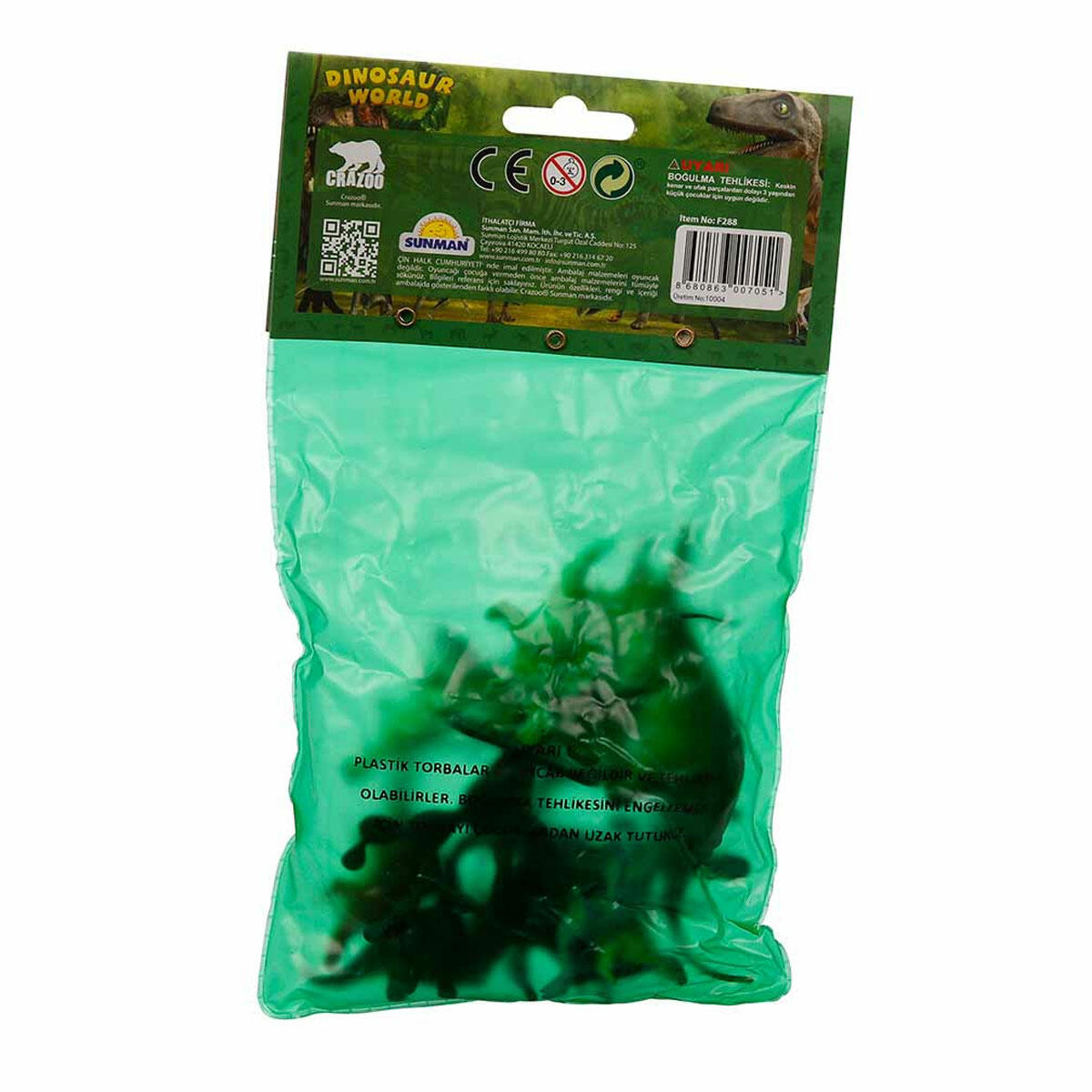 Dinozorların Dünyası Poşetli Hayvan Oyun Seti | Eğitici ve Gerçekçi Dinozor Figürleri | Tarih Öncesi Devler Koleksiyon Serisi