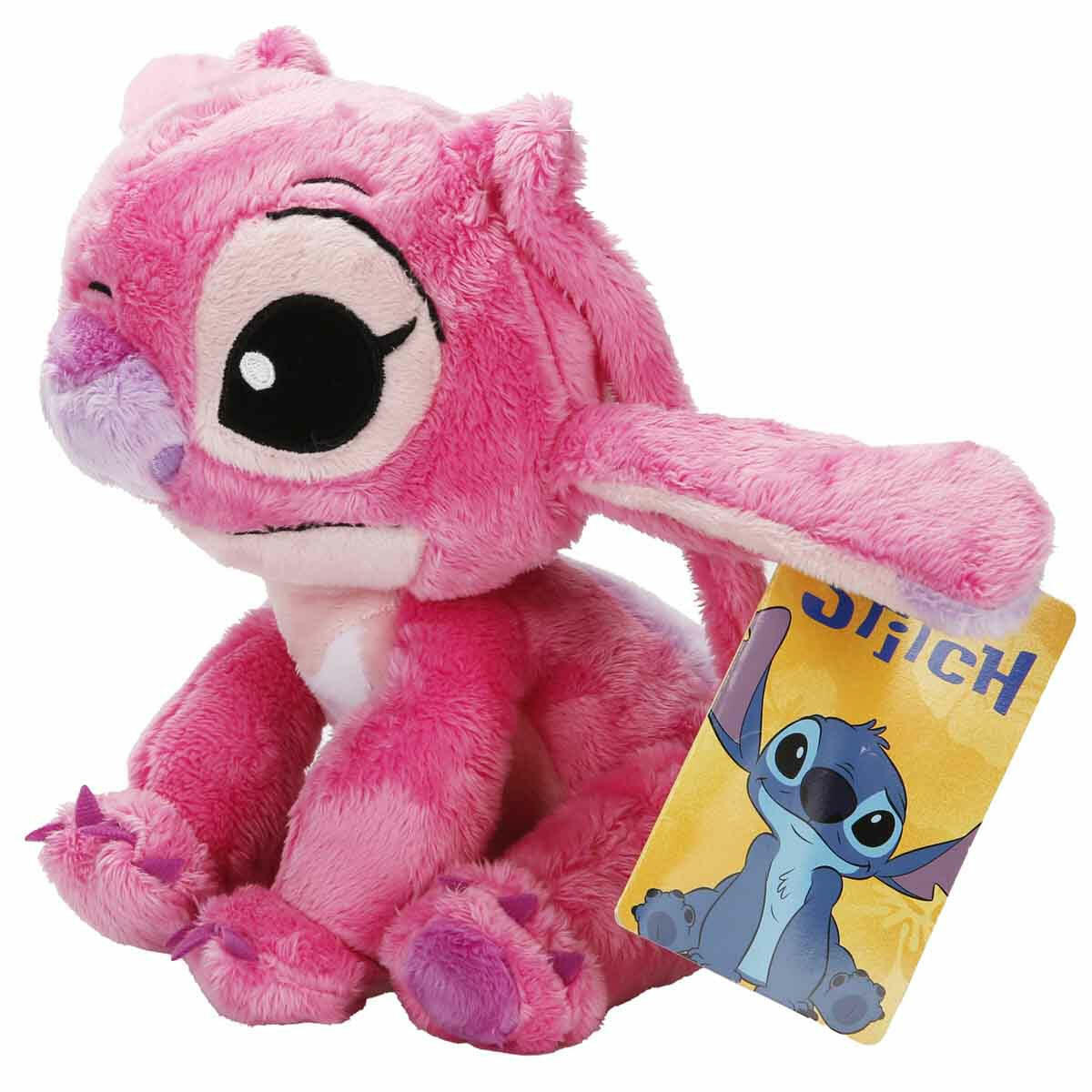 Disney Core Stitch Angel Peluş 25 cm | Orijinal Lisanslı Yumuşak Oyuncak | Lilo &amp; Stitch Koleksiyonu Angel Figürü