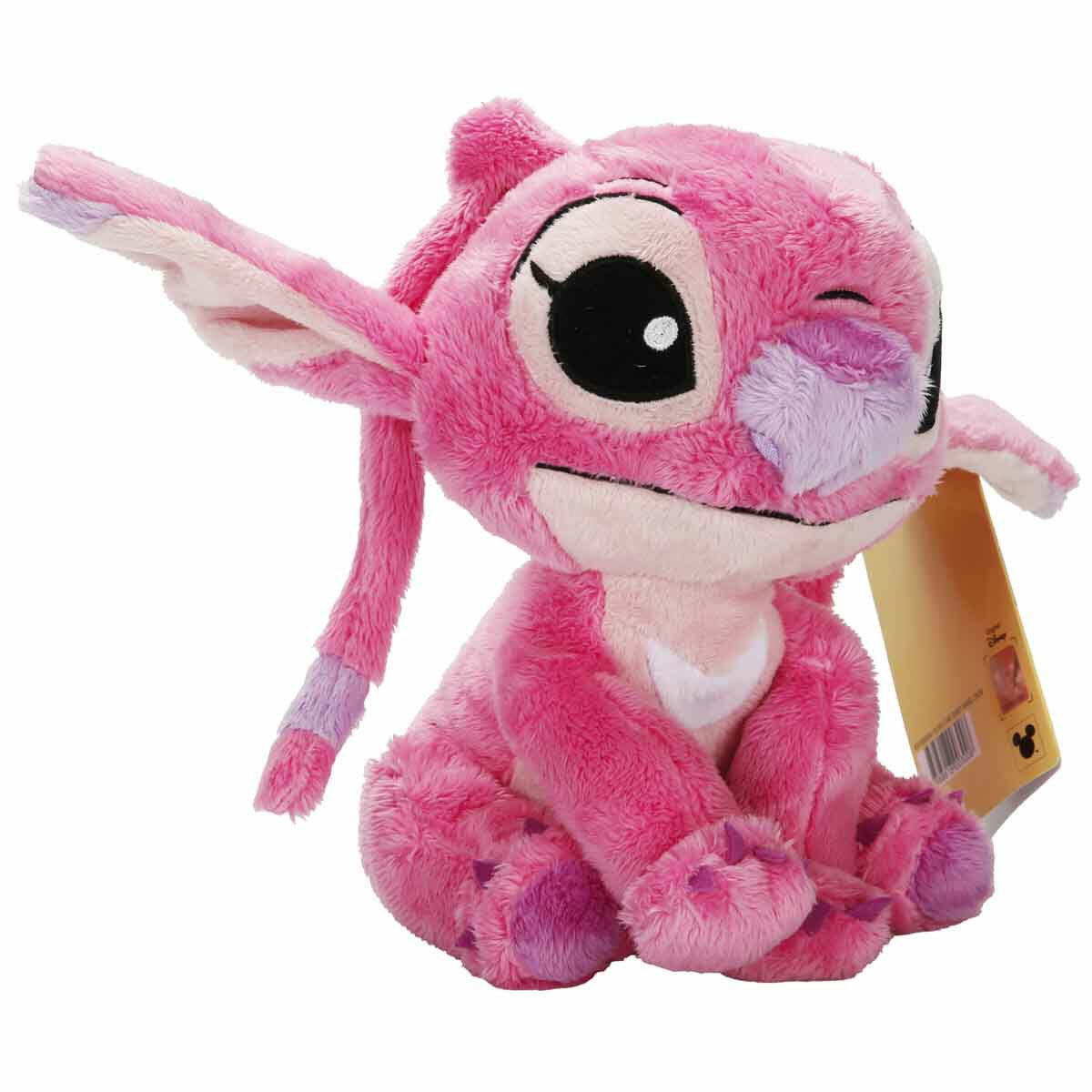 Disney Core Stitch Angel Peluş 25 cm | Orijinal Lisanslı Yumuşak Oyuncak | Lilo &amp; Stitch Koleksiyonu Angel Figürü