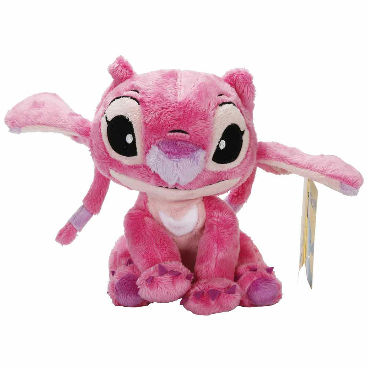 Disney Core Stitch Angel Peluş 25 cm | Orijinal Lisanslı Yumuşak Oyuncak | Lilo &amp; Stitch Koleksiyonu Angel Figürü