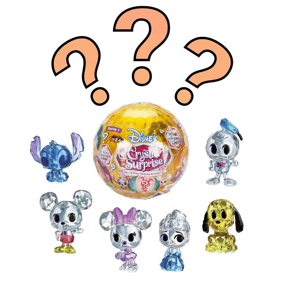 Disney Crystal Surprise Figürlü Sürpriz Paket S1 | Renk Değiştiren Kristal Disney Kahramanları