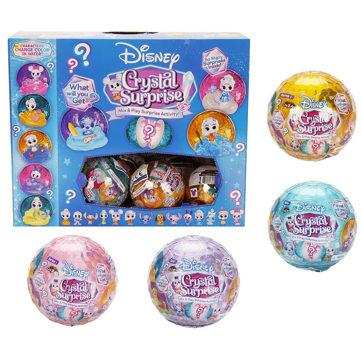 Disney Crystal Surprise Figürlü Sürpriz Paket S1 | Renk Değiştiren Kristal Disney Kahramanları
