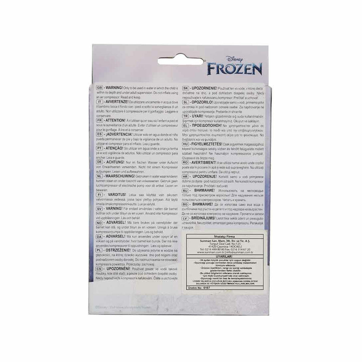 Disney Frozen Can Simidi 50 cm | Emniyet Valfli, Dayanıklı Vinil Lisanslı Yüzme Yardımcısı