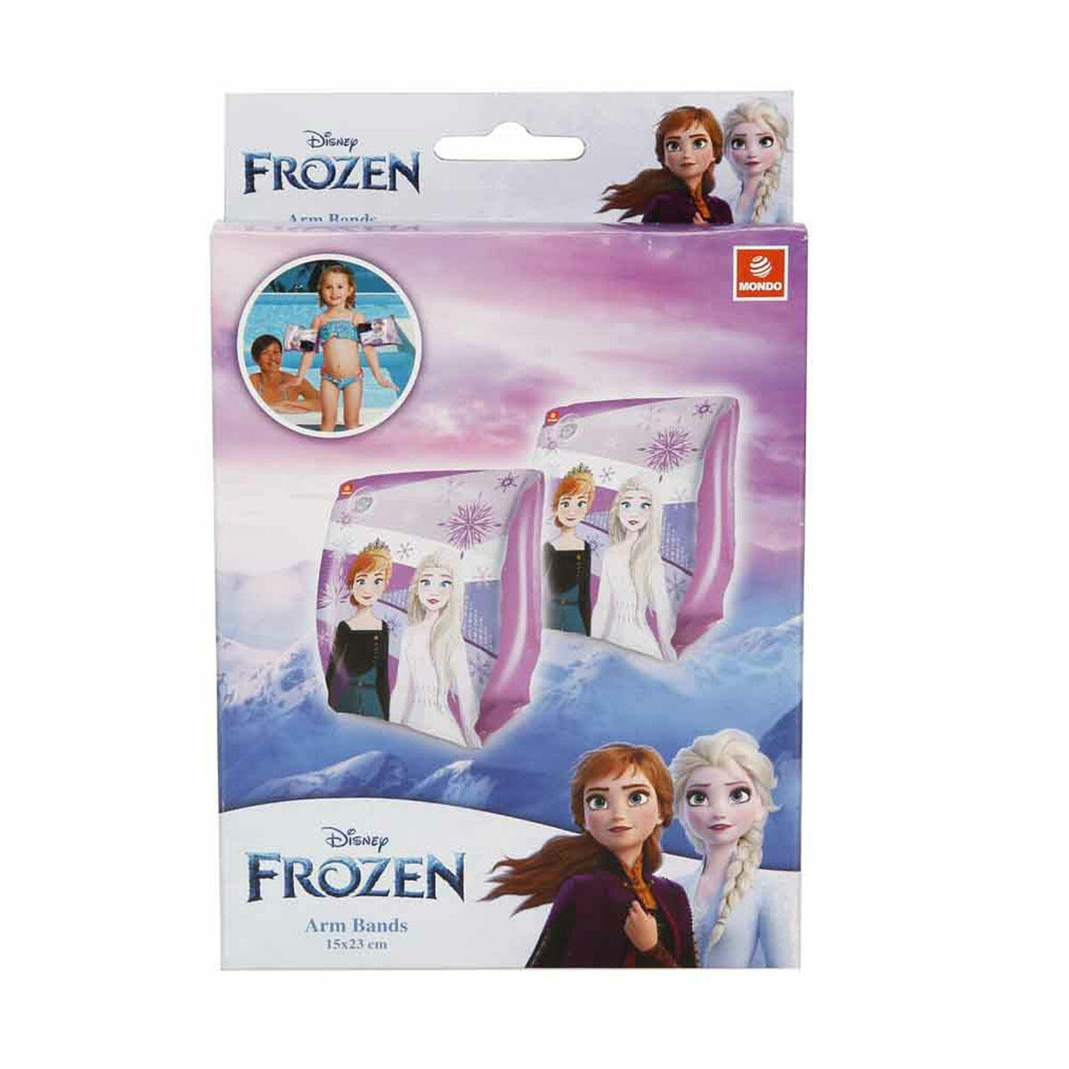 Disney Frozen Şişme Kolluk (15x23 cm) | Yüzmeyi Öğrenmeye Yardımcı Dayanıklı Lisanslı Kolluk