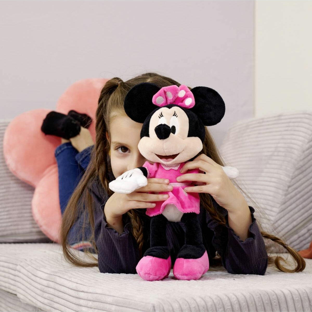 Disney Minnie Mouse Peluş Oyuncak 36 cm – Orijinal Yumuşak Peluş