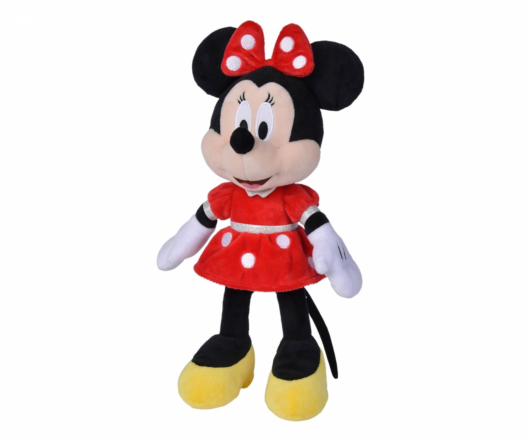Disney Minnie Mouse Kırmızı Elbiseli Peluş 30 Cm