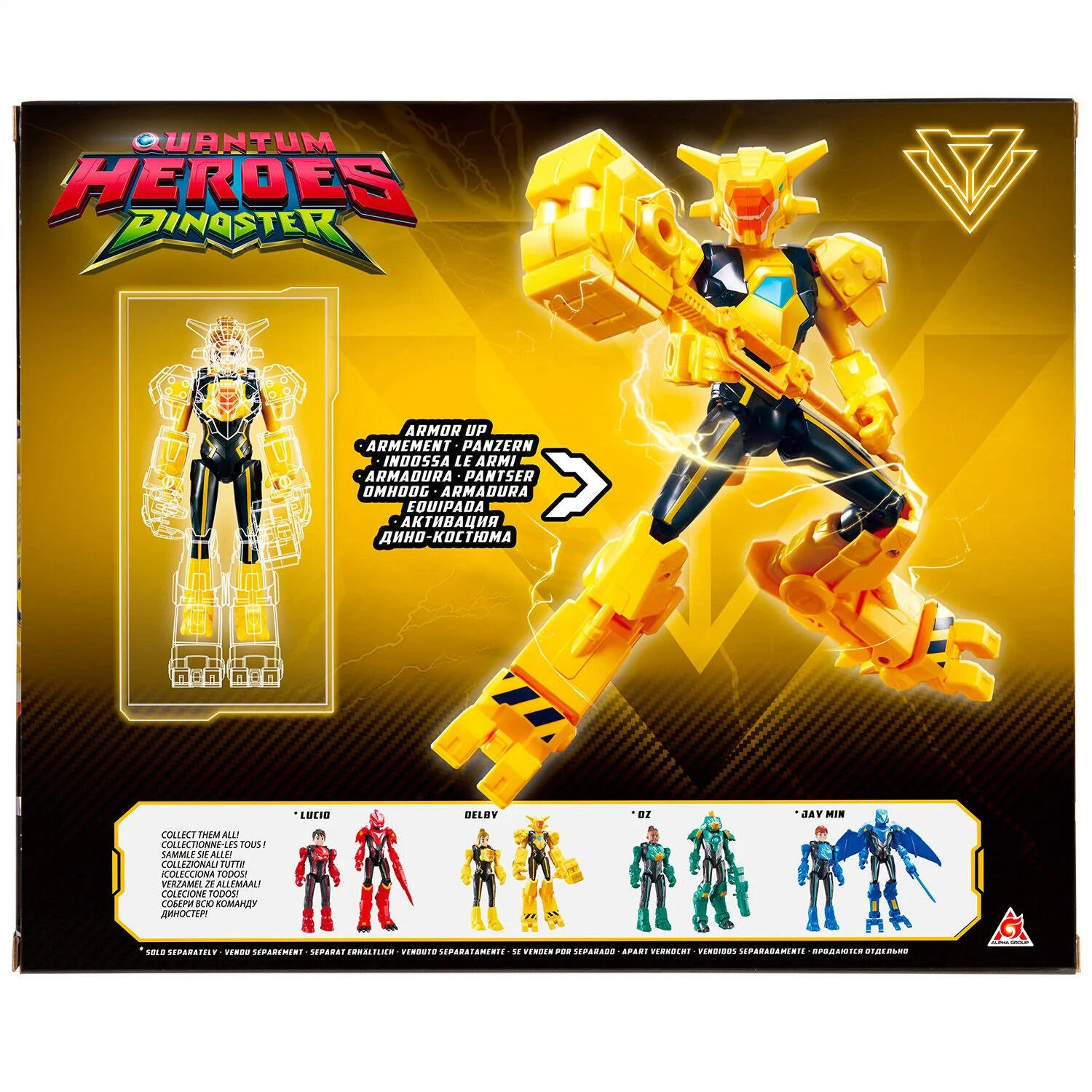 Dinoster Heroes Delby Zırhlı Aksiyon Karakter Figürü