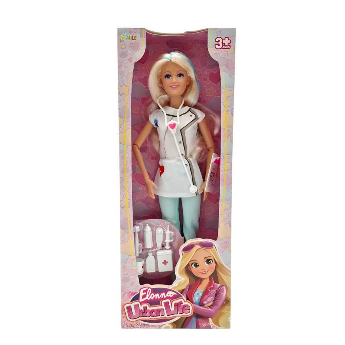 Doktor Bebek 29 CM | Hareketli Kollu Ve Stetoskoplu Eğitici Bebek