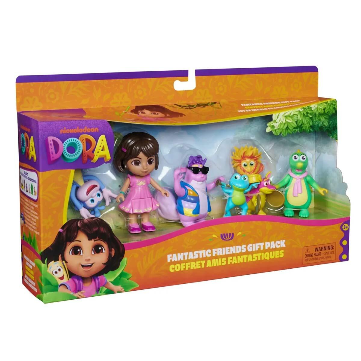 Dora ve Harika Arkadaşlar Figür Seti | 5'li Karakter Paketi ve Hareketli Eklemler | Dora, Boots ve Arkadaşları Koleksiyonu