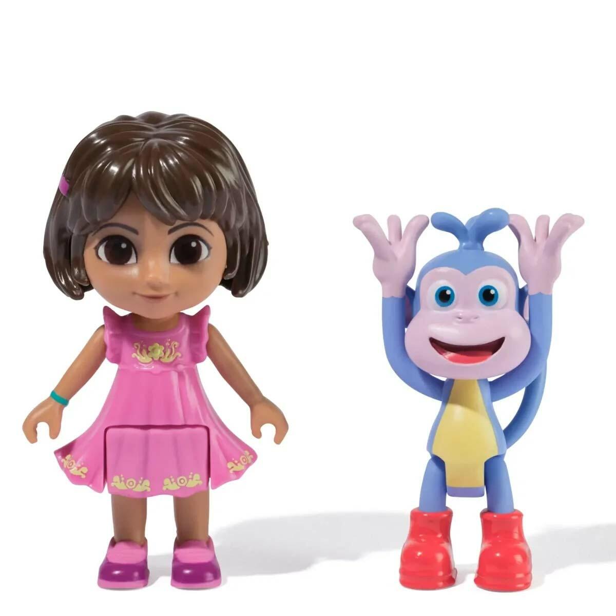 Dora ve Harika Arkadaşlar Figür Seti | 5'li Karakter Paketi ve Hareketli Eklemler | Dora, Boots ve Arkadaşları Koleksiyonu