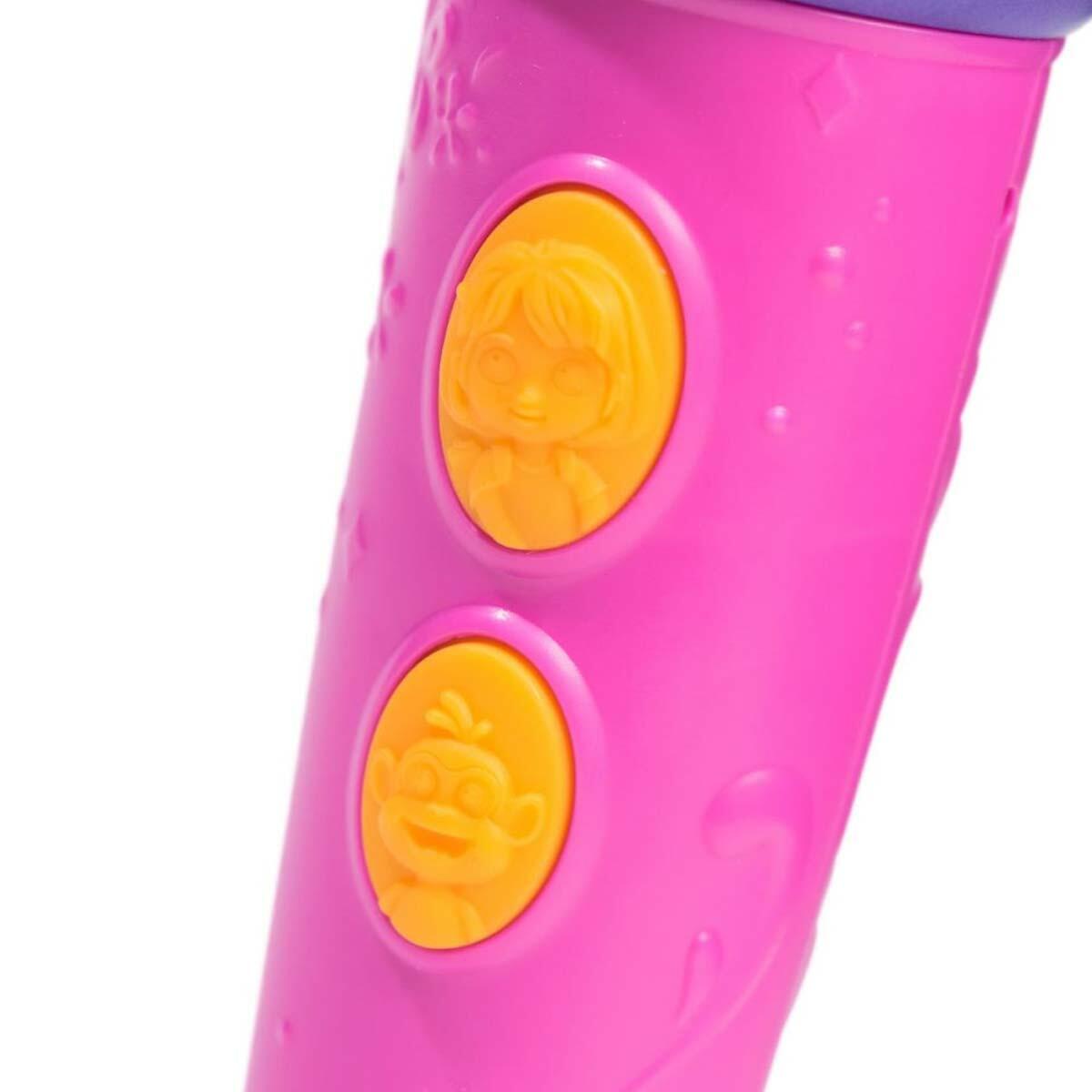 Dora Yağmur Ormanı Ritmi Sesli Mikrofon | 5 Farklı Şarkı ve Ses Efekti | Küçük Kaşifler İçin İnteraktif Müzik Oyuncağı