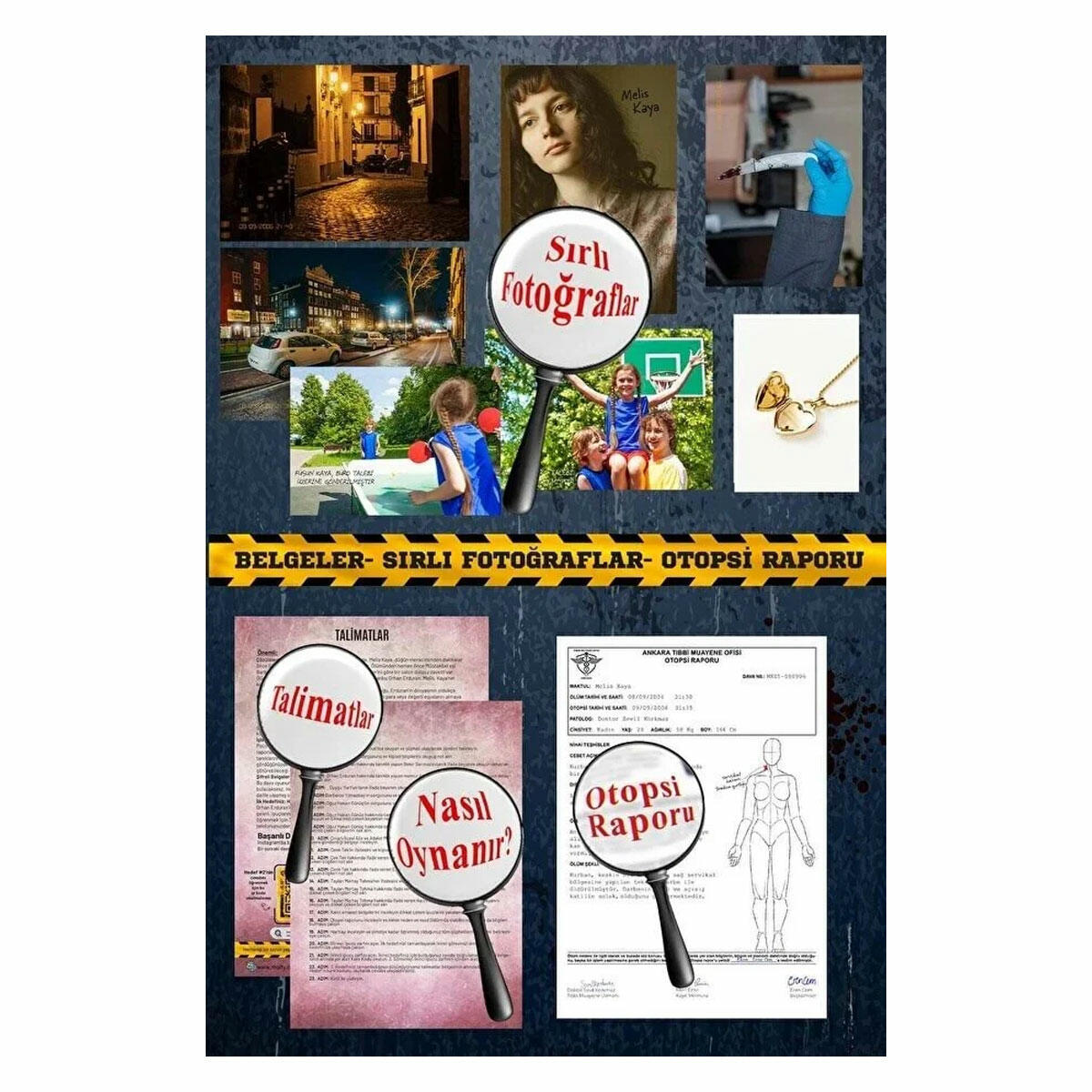 Çözülmemiş Davalar: Düğün Günü Cinayeti Dedektif Oyunu | Gerçekçi Suç Dosyası ve İpucu Seti | Yetişkinler ve Gençler İçin Polisiye Strateji Oyunu