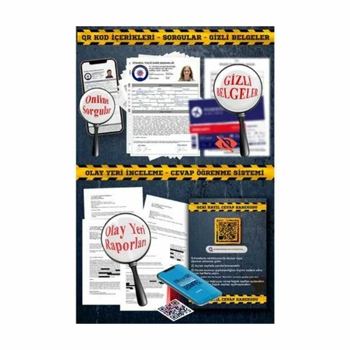 Çözülmemiş Davalar: Düğün Günü Cinayeti Dedektif Oyunu | Gerçekçi Suç Dosyası ve İpucu Seti | Yetişkinler ve Gençler İçin Polisiye Strateji Oyunu