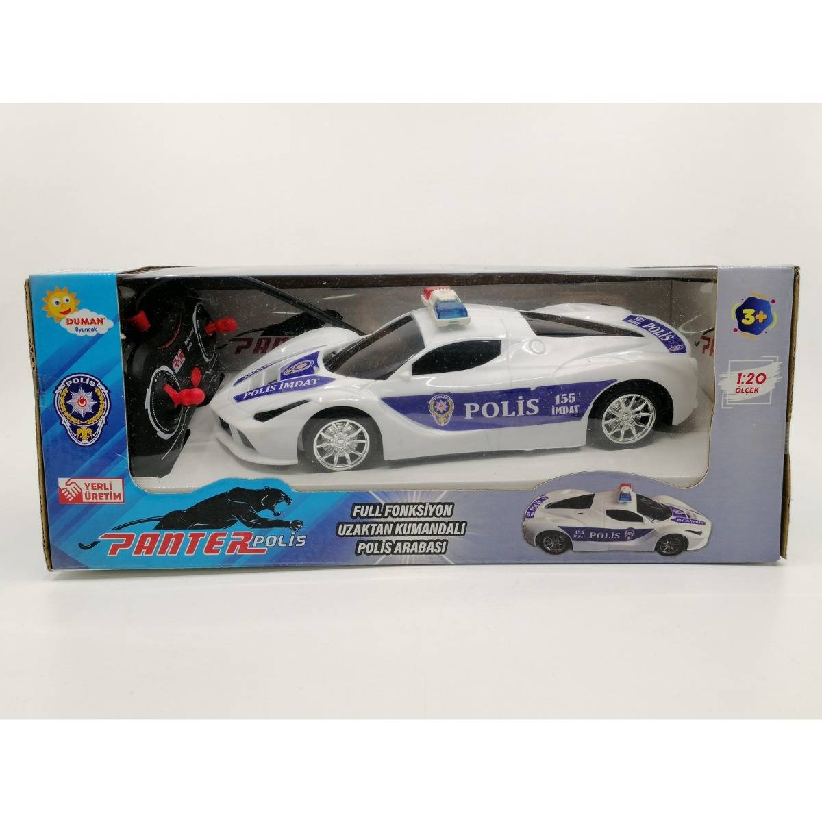 Full Fonksiyon Uzaktan Kumandalı Pilli Panter Polis Arabası