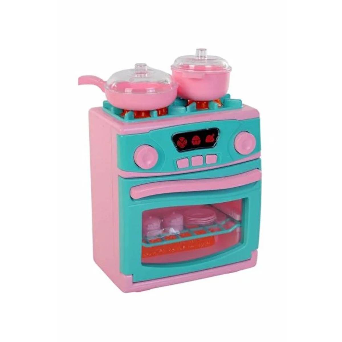 Sesli Işıklı Pilli Ocak ve Fırın Seti