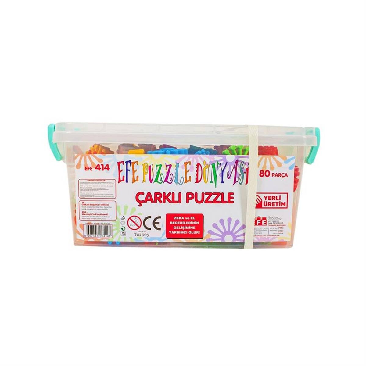 Efe Toys 80 Parça Çarklı Puzzle