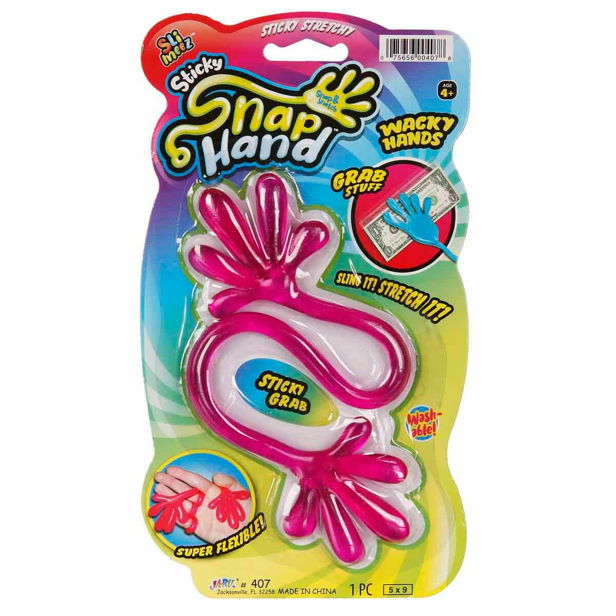 Eğlenceli Yapışkan El – Esneyen, Yapışan ve Tekrar Kullanılabilir Oyun Oyuncağı