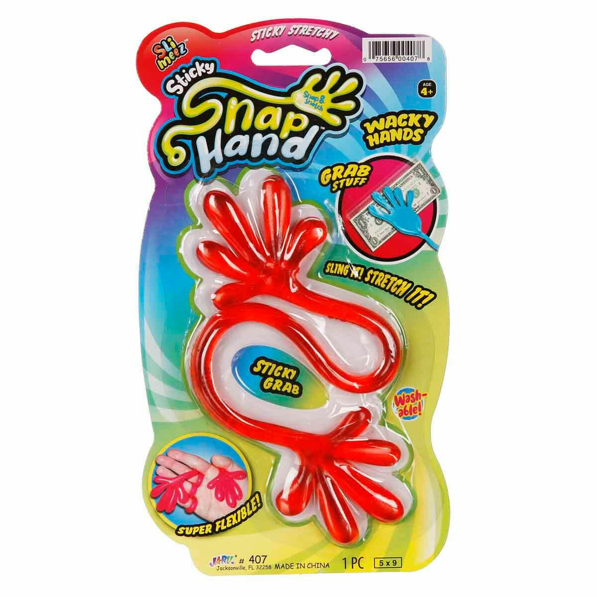 Eğlenceli Yapışkan El – Esneyen, Yapışan ve Tekrar Kullanılabilir Oyun Oyuncağı