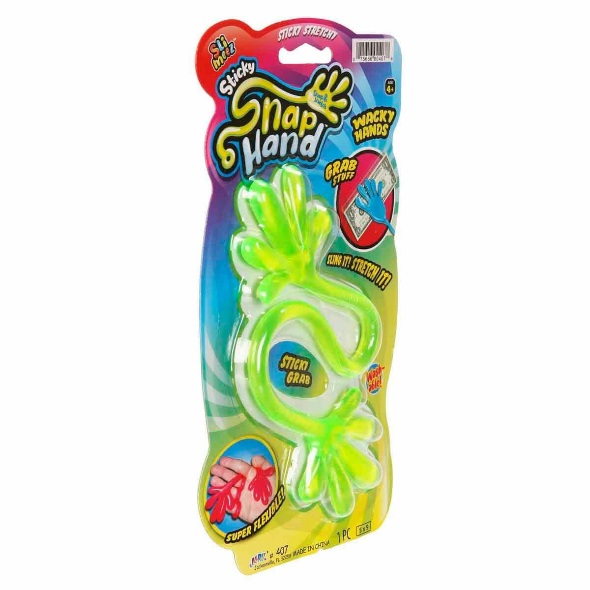 Eğlenceli Yapışkan El – Esneyen, Yapışan ve Tekrar Kullanılabilir Oyun Oyuncağı