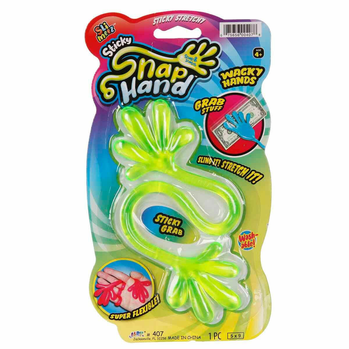 Eğlenceli Yapışkan El – Esneyen, Yapışan ve Tekrar Kullanılabilir Oyun Oyuncağı