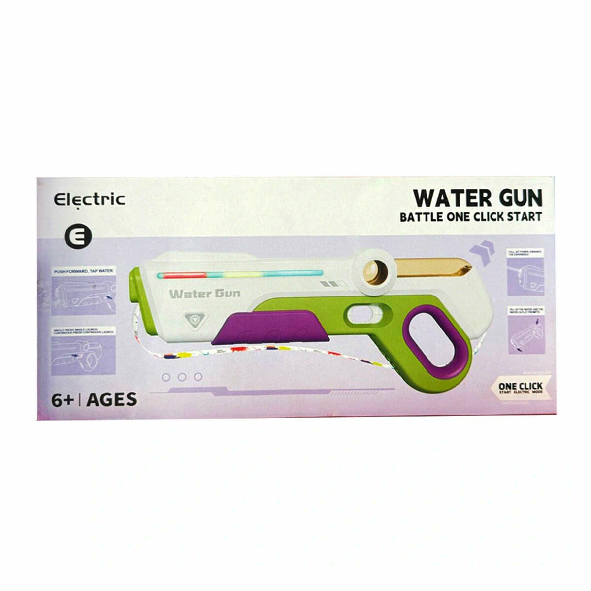 Elektrikli Güçlü Su Tabancası Tam Otomatik Şarjlı | Kesintisiz Jet Fırlatma | 6+ Yaş Yüksek Performanslı Su Tüfeği