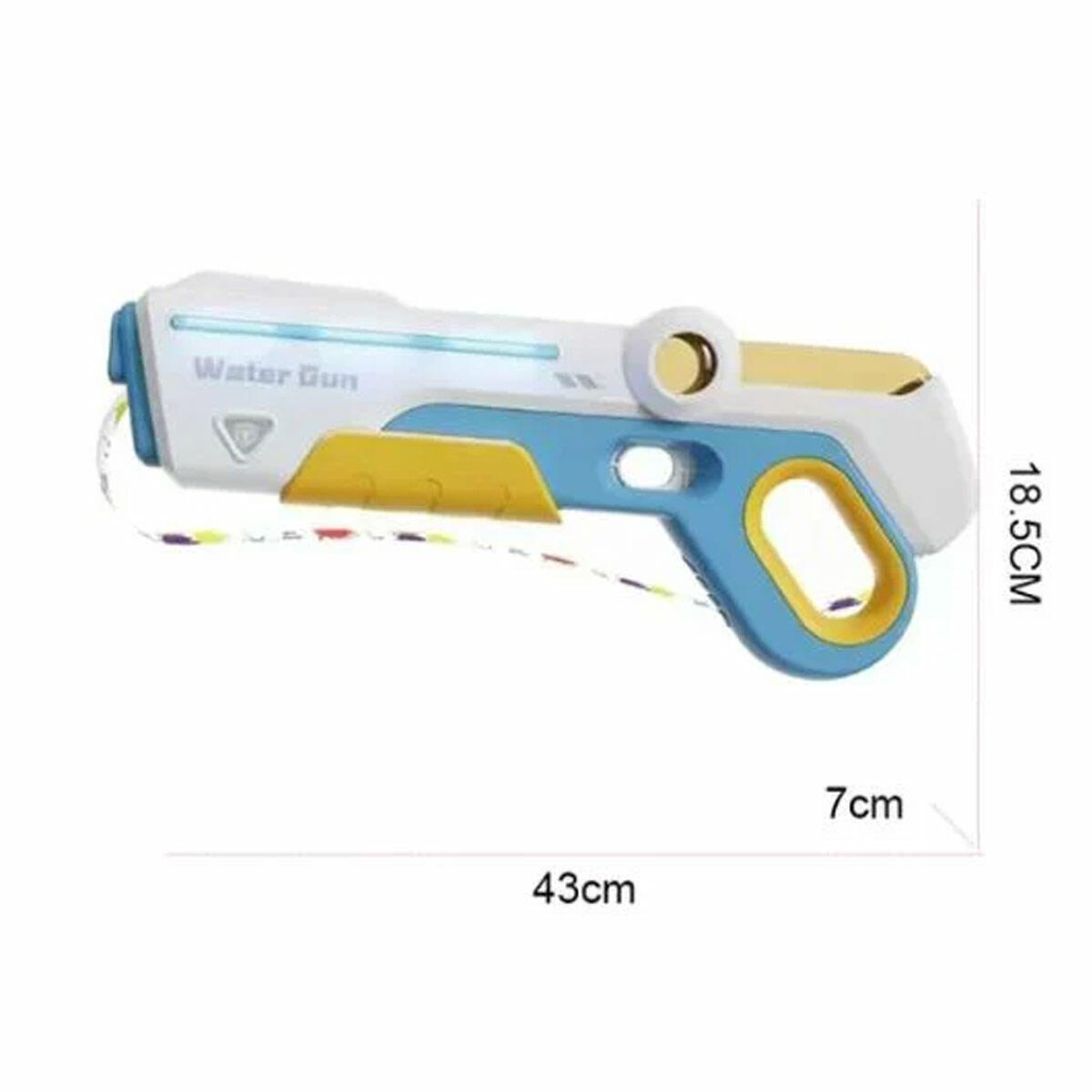 Elektrikli Güçlü Su Tabancası Tam Otomatik Şarjlı | Kesintisiz Jet Fırlatma | 6+ Yaş Yüksek Performanslı Su Tüfeği