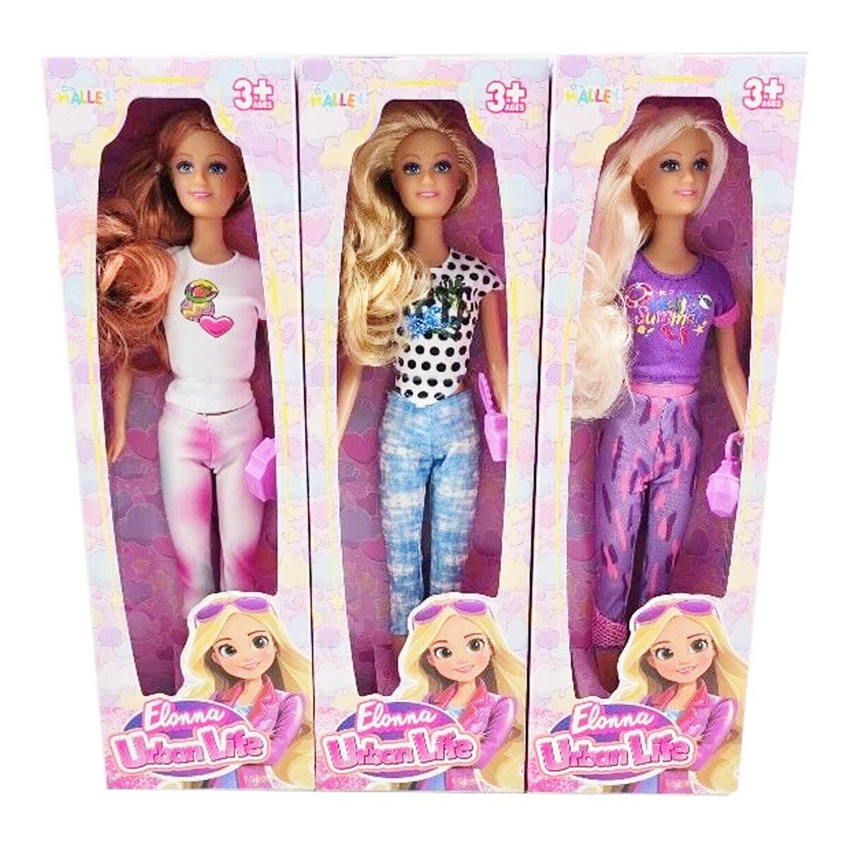 ELONNA Oyuncak Bebek 29 CM | Şık Kıyafetli Moda Bebeği | Feyza Oyuncak Stil Serisi