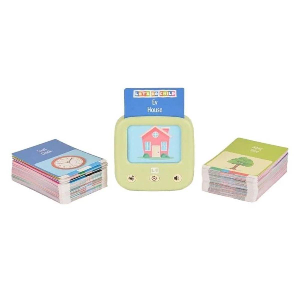 Enfal Oyuncak Öğretici Türkçe İngilizce Konuşan Kartlar LC-31050