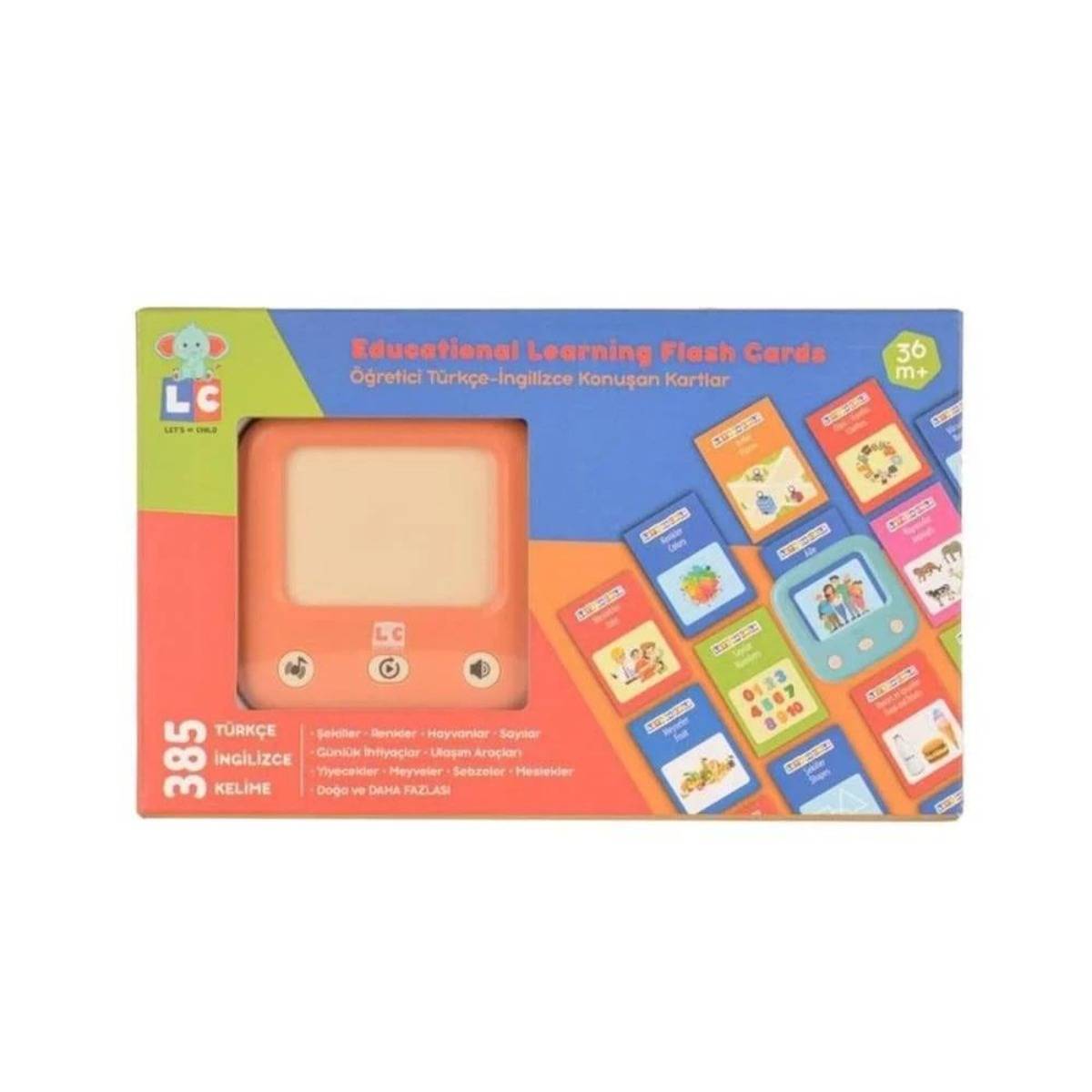 Enfal Oyuncak Öğretici Türkçe İngilizce Konuşan Kartlar LC-31050